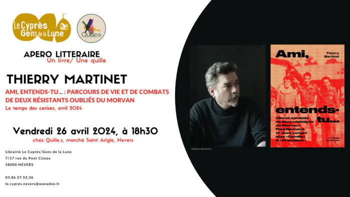 Apéro Littéraire avec Thierry Martinet - "Ami