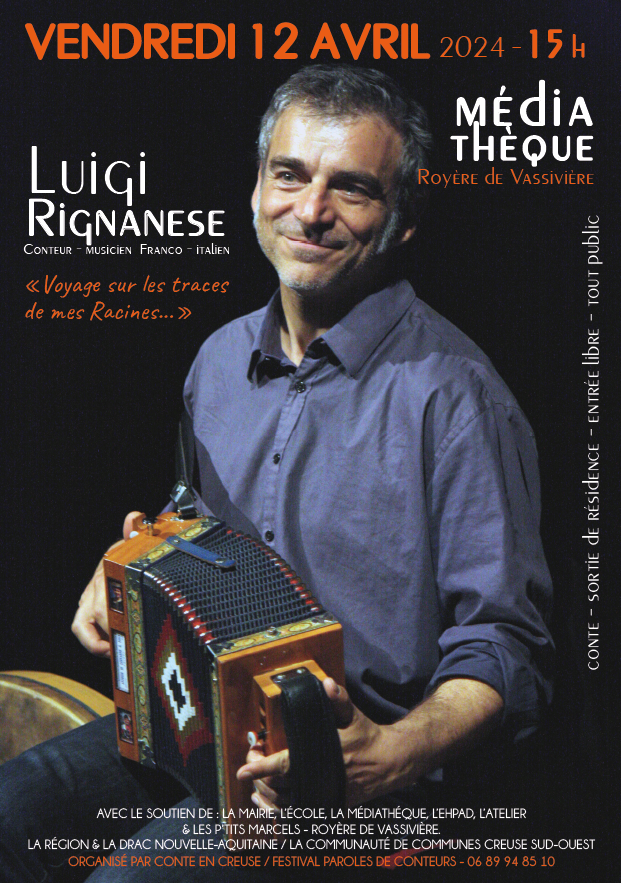 Luigi Rignanese conteur musicien