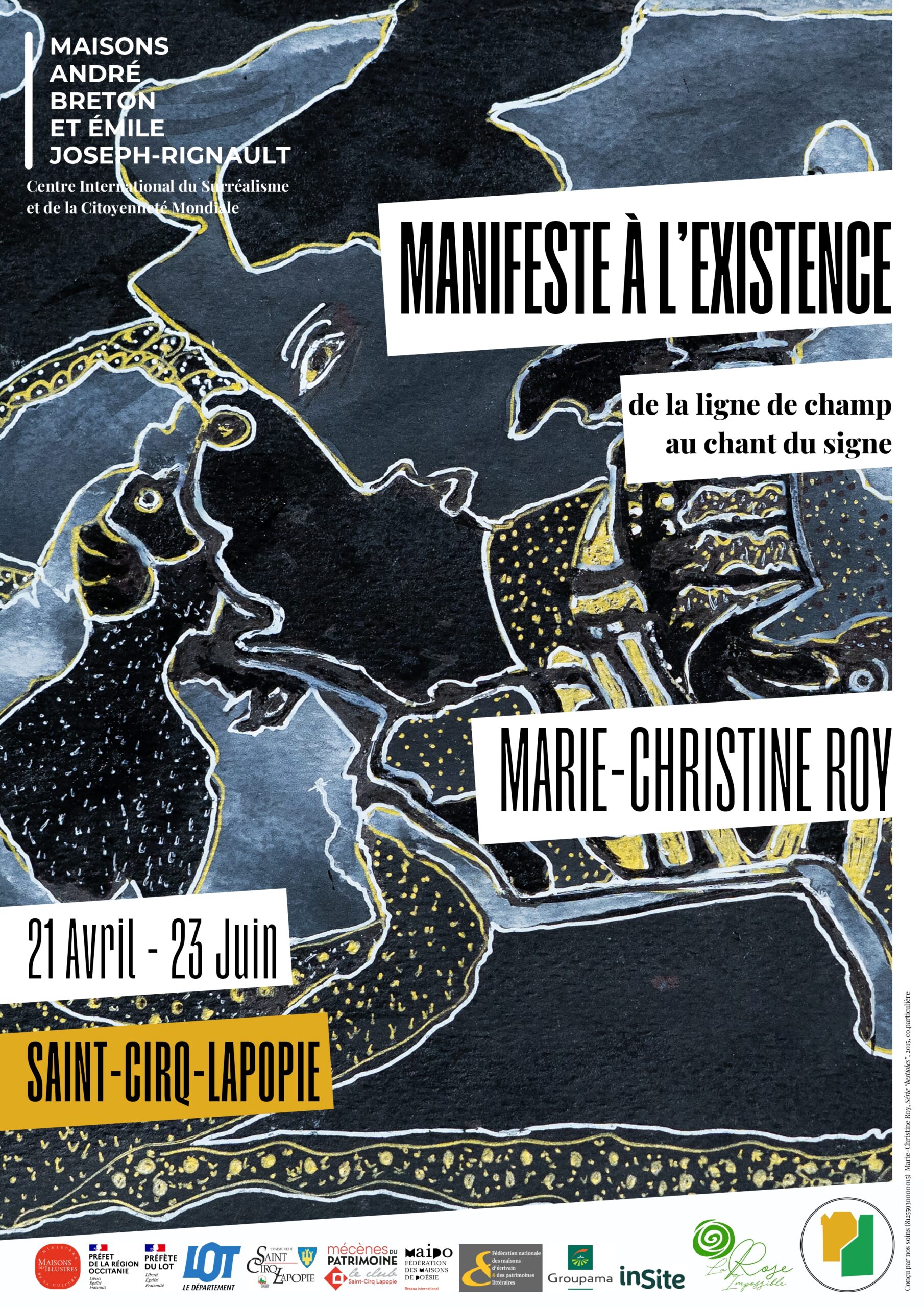 Exposition « Marie-Christine Roy-Manifeste à l’existence, de la ligne ...