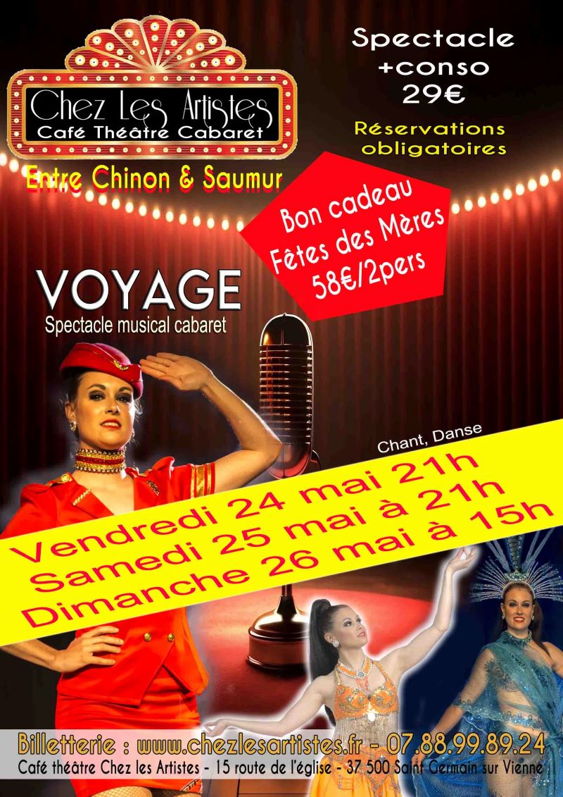 Spectacle Musical Cabaret "Voyage"