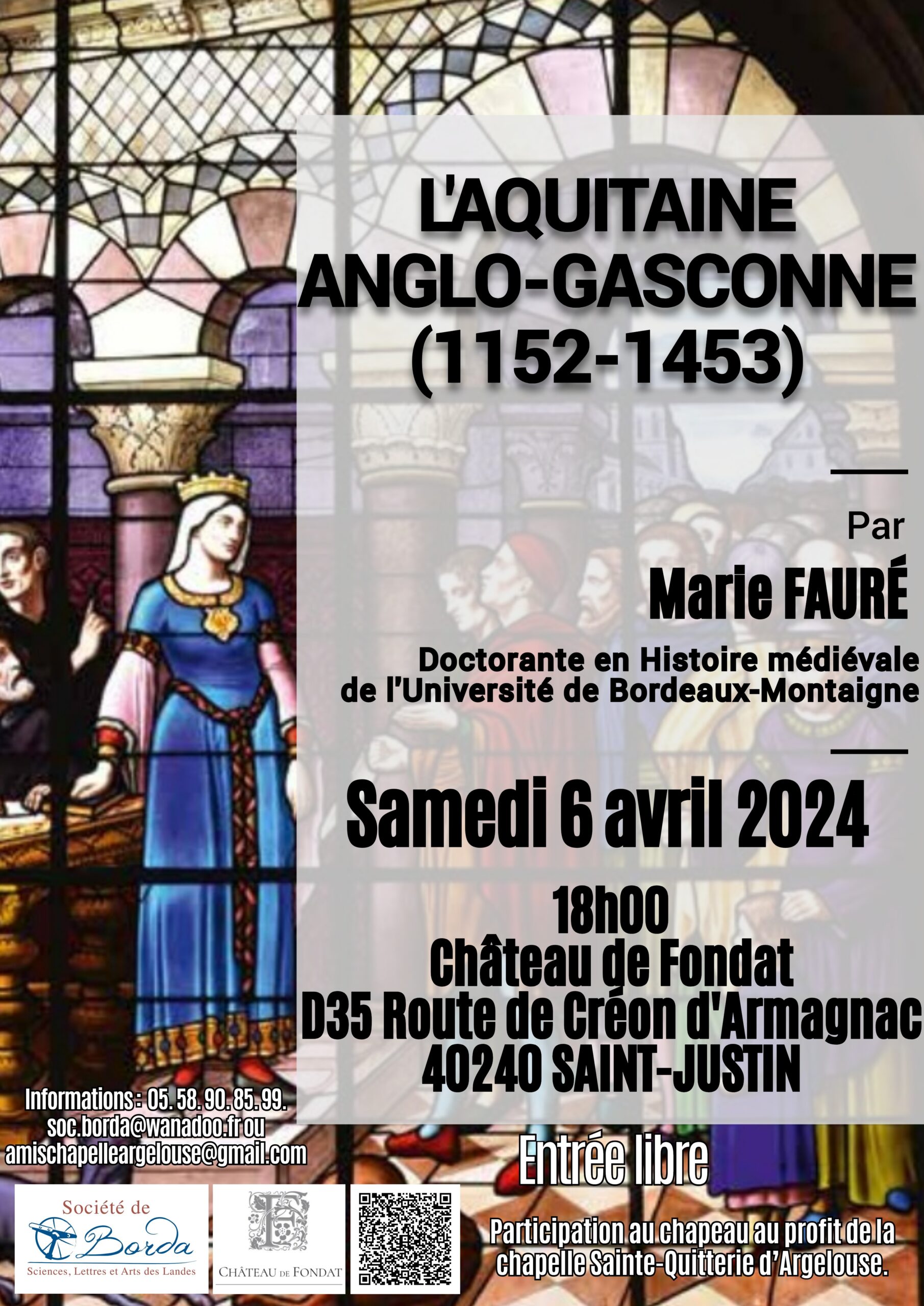 Conférence L’Aquitaine Anglo-Gasconne (1152-1453)