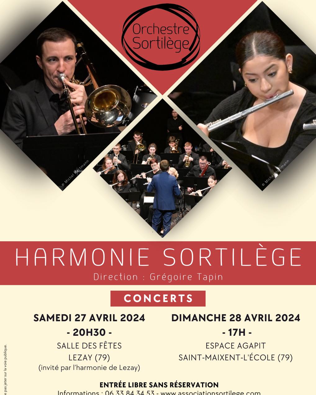 Concert de l'Harmonie Sortilège Printemps 2024
