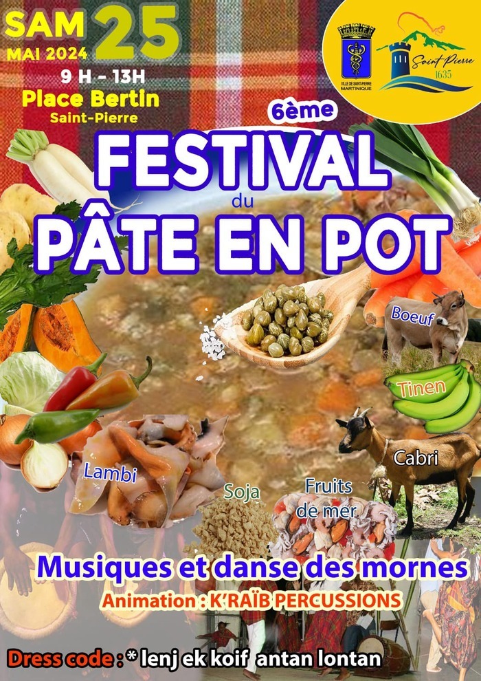 [cuisine locale] FESTIVAL DE PÂTÉ EN POT Saint-Pierre Martinique Saint-Pierre