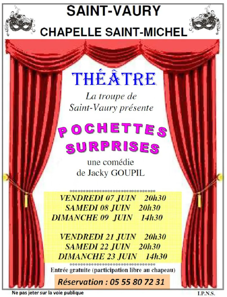 Théâtre : "Pochettes surprises"