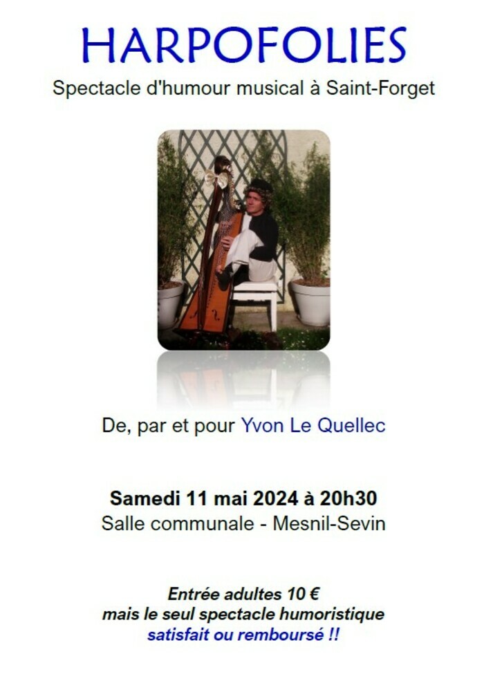 Concert Harpe Salle Communale Le Mesnil-Sevin