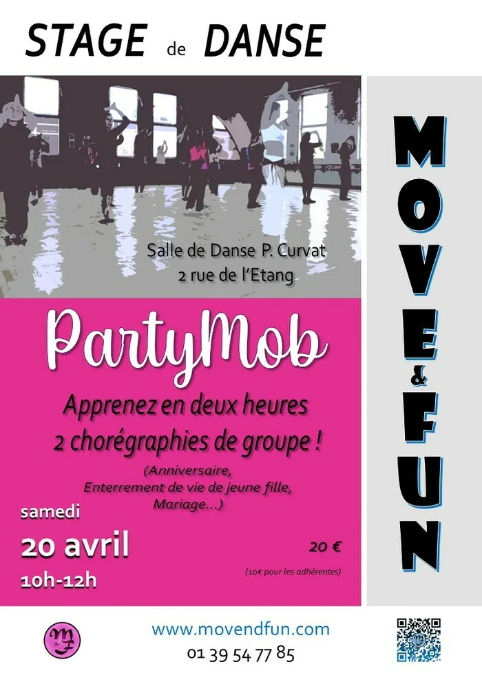 Stage de Danse "PartyMob" Salle de Danse du Gymnase Pierre Curvat Le Chesnay-Rocquencourt