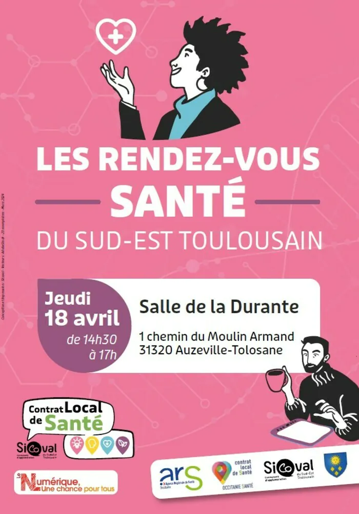 Rendez-vous santé du Sud-Est Toulousain salle de la Durante à AUZEVILLE TOLOSANE Auzeville-Tolosane