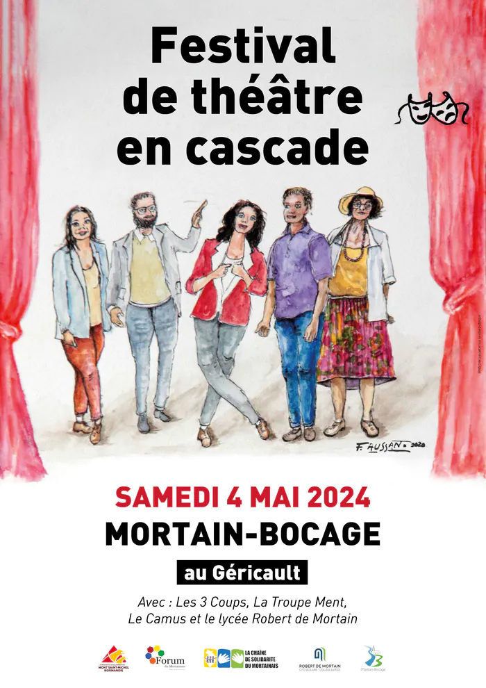 [Loisirs] Festival de théâtre en cascade Salle du Géricault à Mortain-Bocage Mortain-Bocage