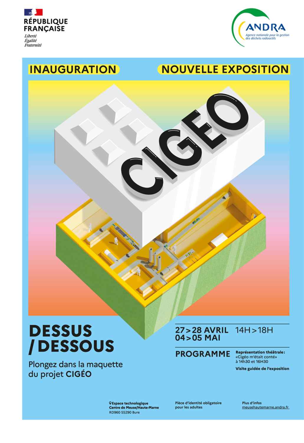 EXPOSITION "CIGEO "DESSUS/DESSOUS"