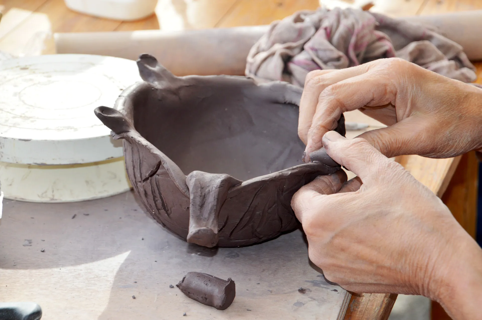 Stage de poterie pour enfants