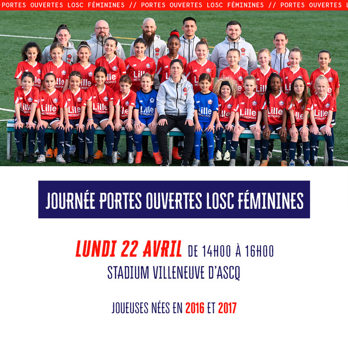 Journée Portes Ouvertes pour la section Féminine du LOSC Stadium - Stade Annexe Villeneuve-d'Ascq