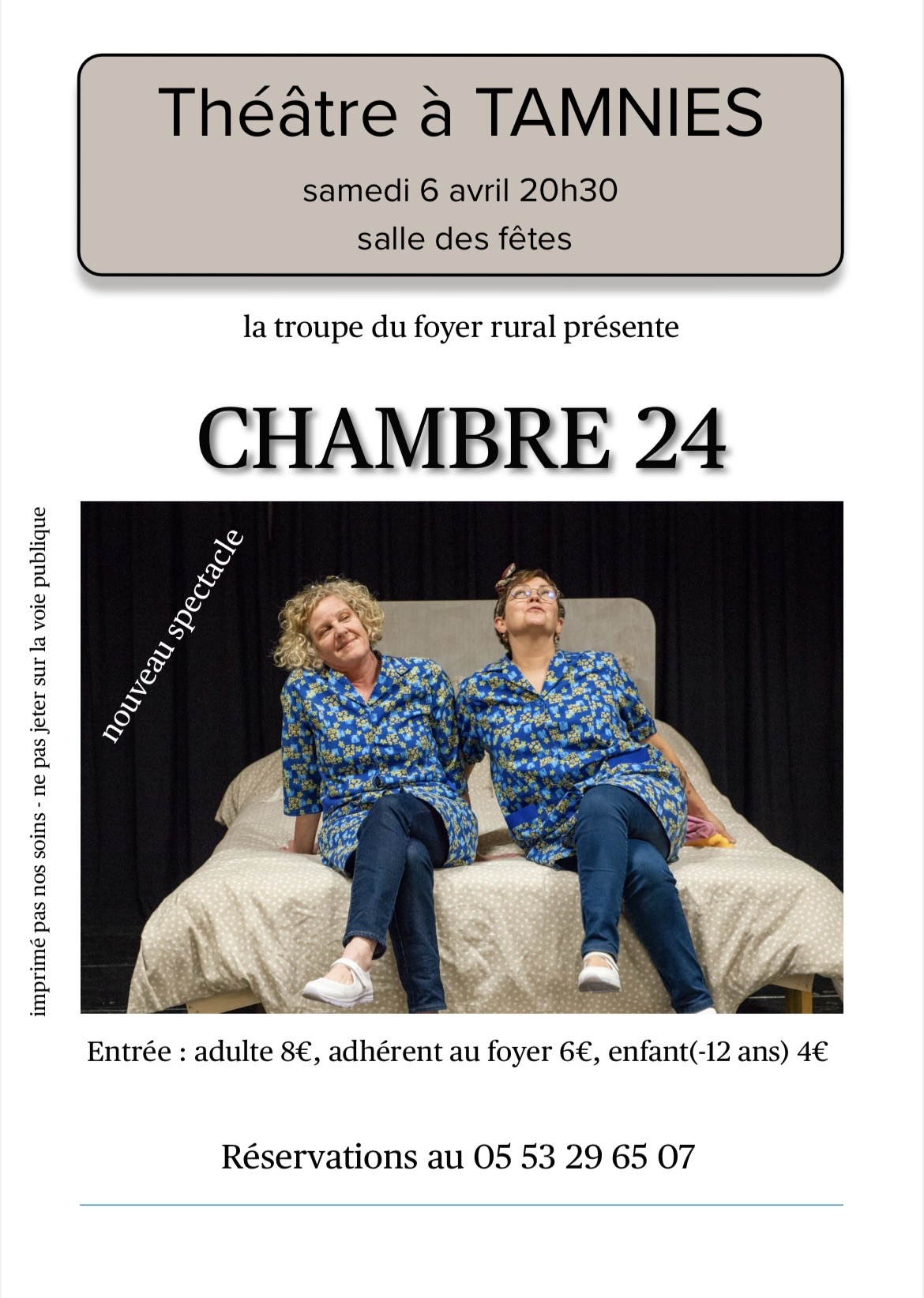 Soirée théatre "Chambre 24"