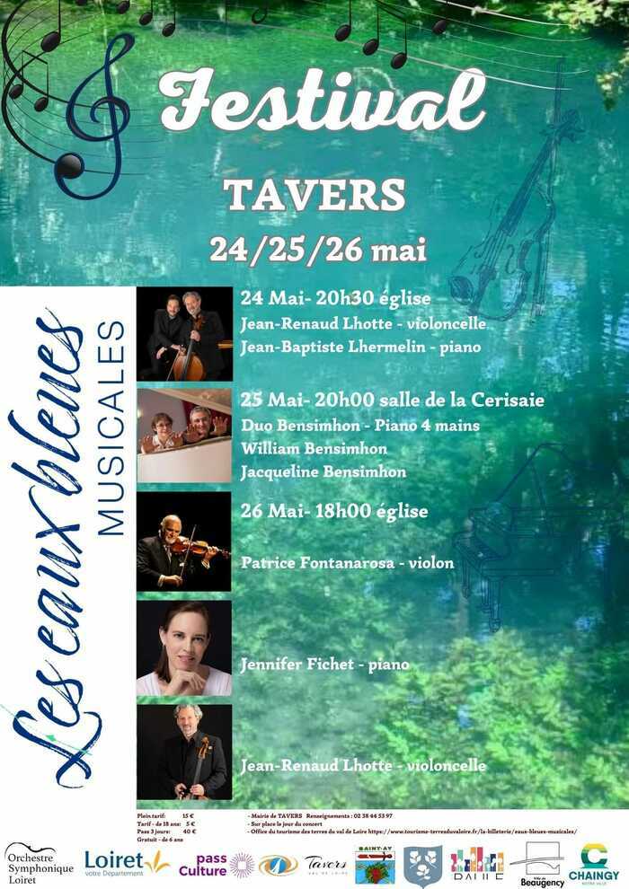 Festival les Eaux Bleues Musicales Tavers Tavers