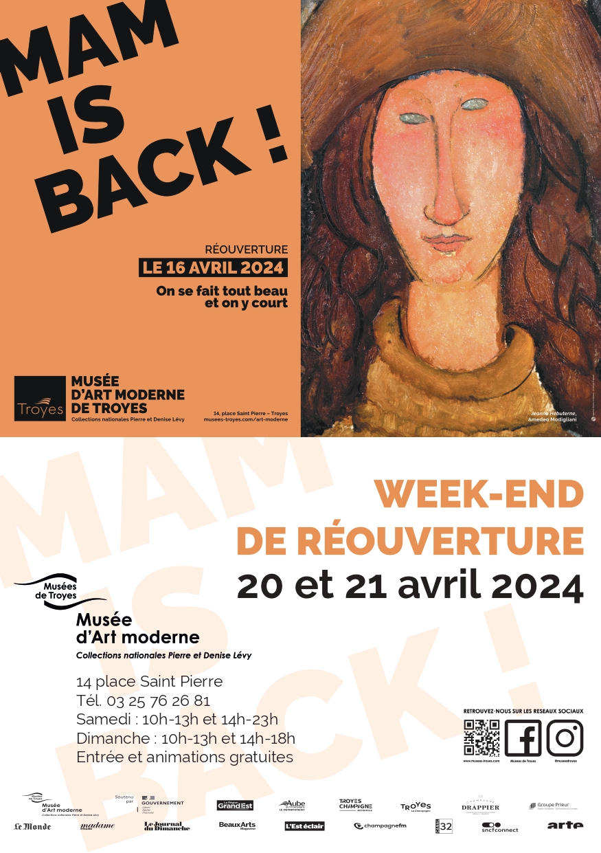 Réouverture du musée d’Art moderne Week-end festif