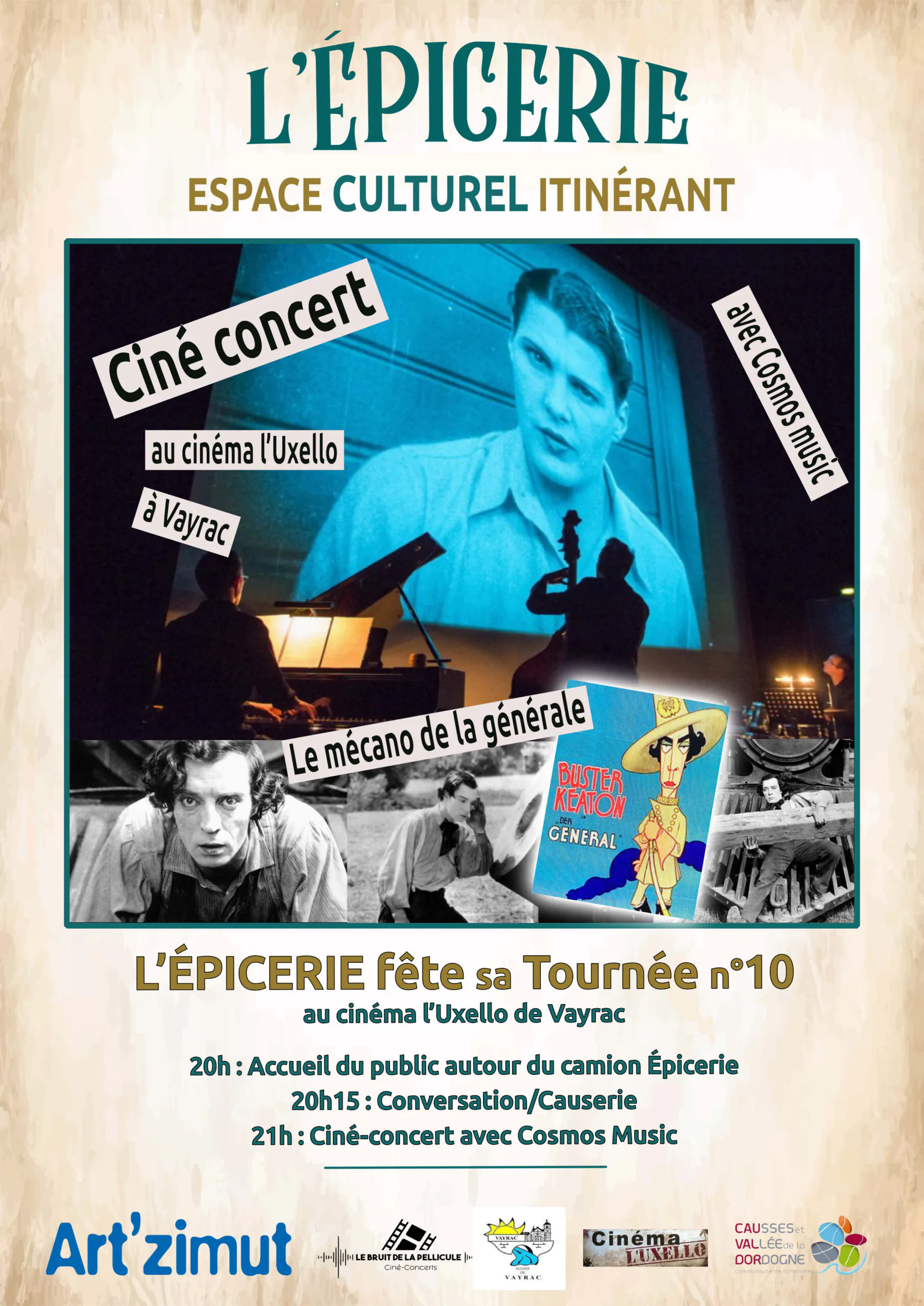 L'Epicerie Culturelle "Agnes Varda" Ciné-concert