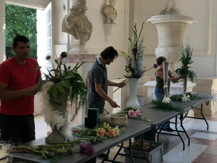 Bouquets sensuels - Démonstration d'art floral Anciennes Écuries du musée du Domaine départemental de Sceaux Sceaux