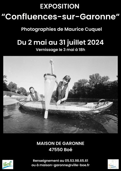 Exposition photographique Confluences-sur-Garonne de Maurice Cuquel