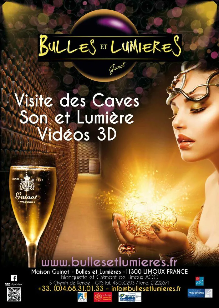 Bulles et Lumières : partez pour un voyage unique autour de 6 générations vigneronnes ! Bulles et Lumieres Guinot Blanquette Limoux