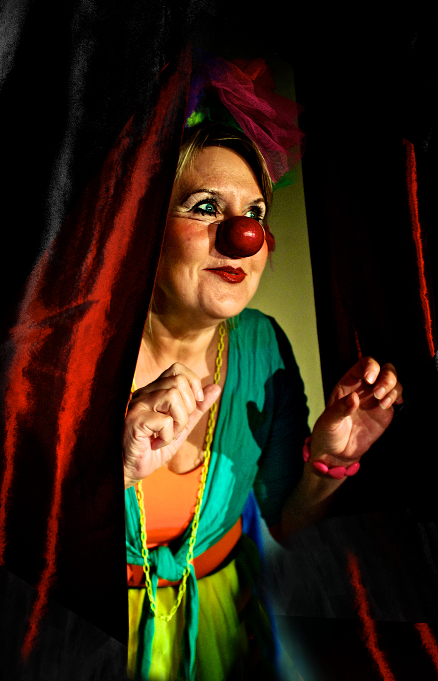 Stage de théâtre clown: clown