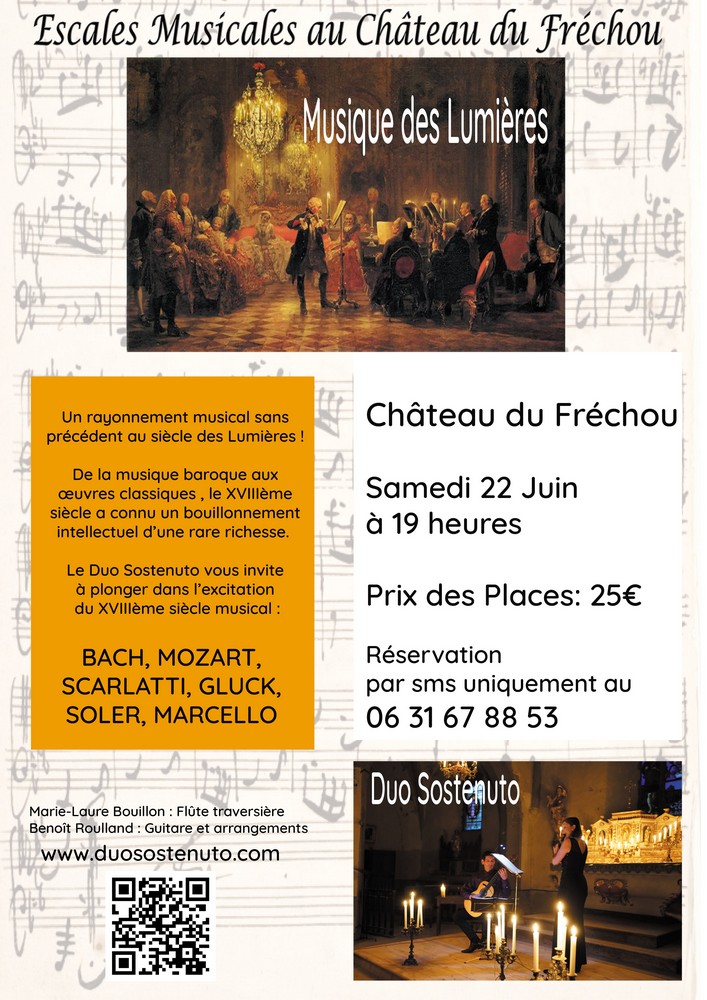 Concert escales musicales au Château du Fréchou
