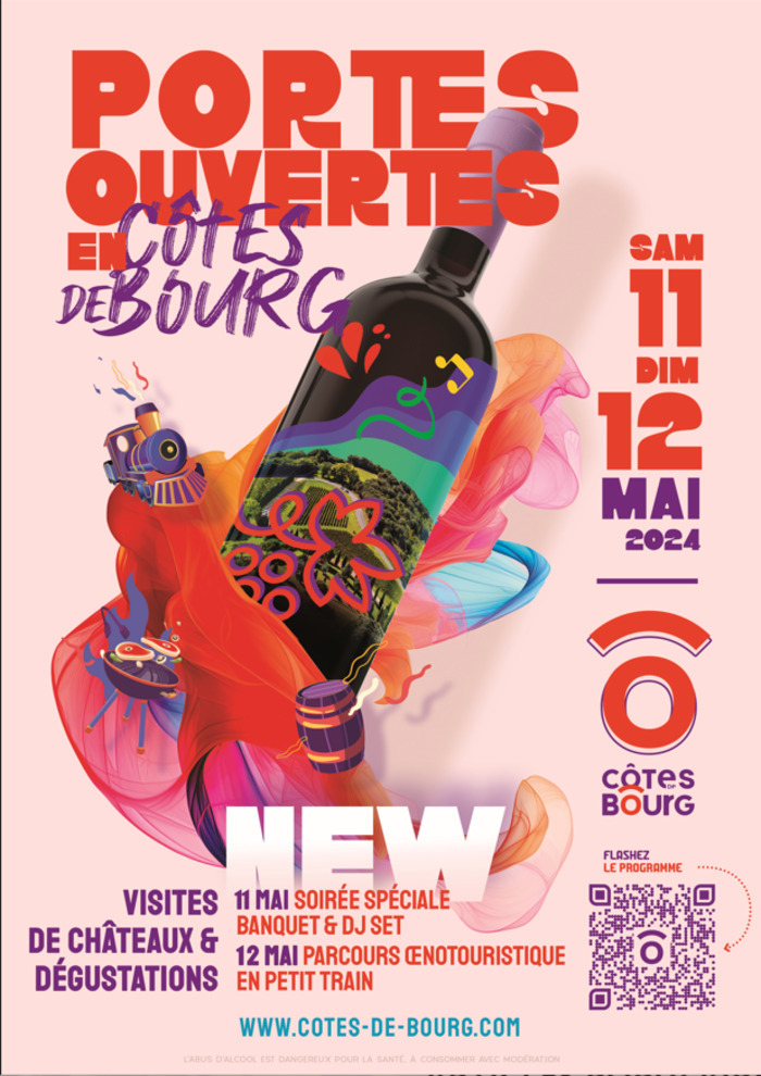 Portes Ouvertes en Côtes de Bourg : 11-12 mai 2024 Maison des vins des Côtes de Bourg Bourg