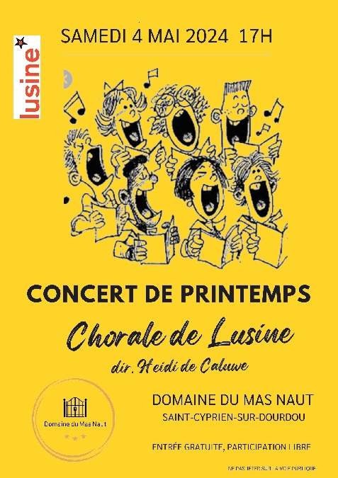 Concert de Printemps Chorale de Lusine