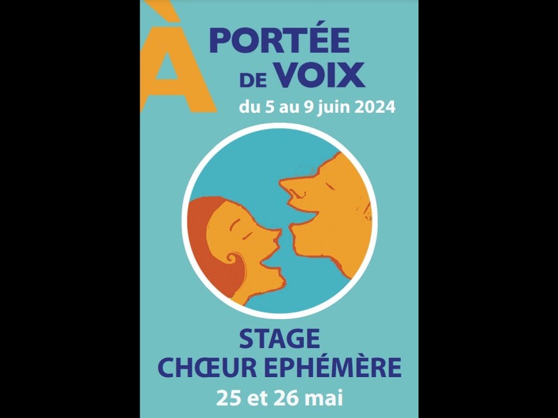 Répétition du Choeur Éphèmère en lien avec le Festival à Portée de Voix 2024