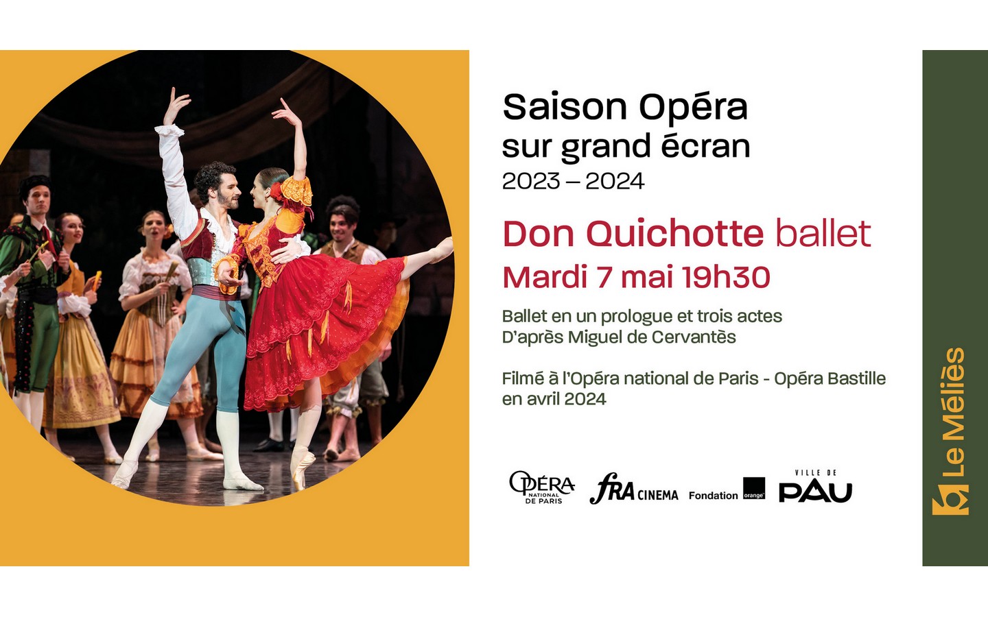 Opéra sur grand écran Don Quichotte