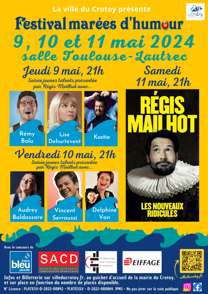 Festival Les marées d'humour Salle Toulouse-Lautrec Le Crotoy