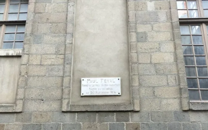 Plaque commémorative Paul Féval paul féval plaque commémorative